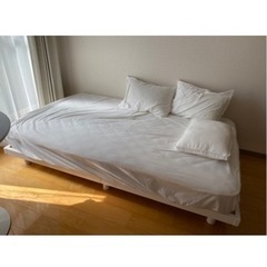 セミダブルサイズ マットレス  ベッドフレームもお付けします！！