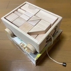 【ネット決済・配送可】キッズ木製つみき25ピース
