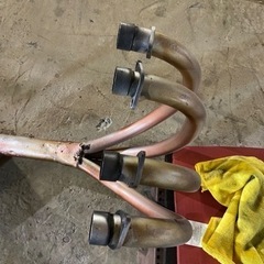 XJR400  4HM  アルミ管　DJ管　4-1管　4-2-1構造