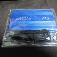 【ネット決済・配送可】外付けHDD320GB　新品ケース付き