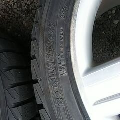 バリ溝 バリ山 スタッドレス タイヤ ヨコハマ iＧ30 ２４５/４０Ｒ１９ 2015年製 AMG 5H-112 19インチ 8.5J+43 