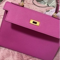 HERMES バッグ　ピンク