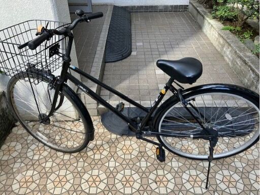 27”黒自転車