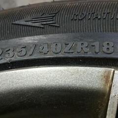 値下げしました  18インチアルミ、タイヤ4本セット