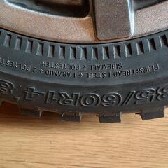 値下げしました!　ポテンザRE39R 希少サイズ 14インチ フルピンスパイクタイヤ 