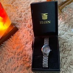 ELGIN ソーラー腕時計 デイト FK1202 ダイア  