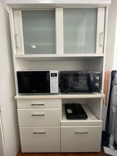 送料・設置込み　キッチンボード　レンジボード　食器棚