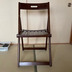 折り畳み椅子　木製　中古　1脚