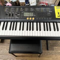 CASIO 電子ピアノ　LK-113 キーボード・スタンド・チェ...