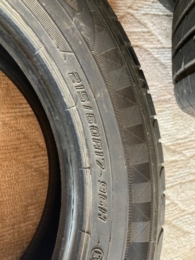 DUNLOP 215/60r17 4本 エスティマ