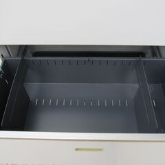 上下書庫セット 鍵あり ニューグレー 両開き/3段ラテラル イトーキ製 