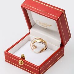 【ネット決済・配送可】Cartier 750スリーカラー トリニ...