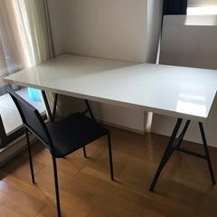 【ネット決済】IKEA テーブル（天板＋脚セット）