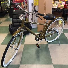 あさひ」イノベーションファクトリー 26インチ 6段変速 ダイナモライト