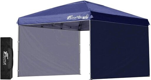 FIELDOOR 組立て簡単!! 3.0×3.0m ワンタッチタープテント