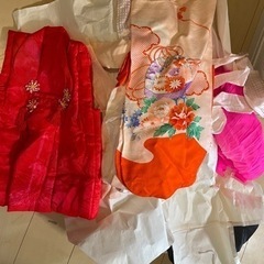 七五三着物3歳用 ×が付いているものは売り切れてます