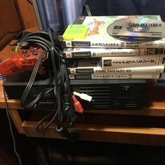 本日限定完品プレステ2 PS2ソフト、メモリーカードセット