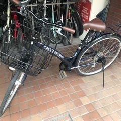 27インチ 外装6段変速 ledオートライト付き マットブルー