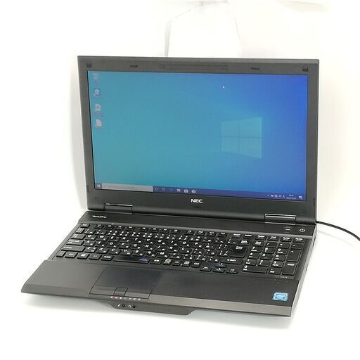保証付 即使用可 15.6型 ノートパソコン NEC PC-VK20EXZGN 中古美品 第4世代 Celeron 4GB DVDRW Windows10 テンキー Office 初心者向