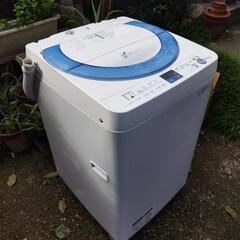 シャープ製 洗濯機 2014年式 7kg Ag+イオンコート E...