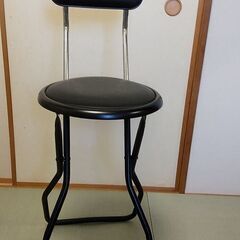 スチール製椅子(黒) 1脚