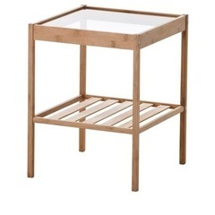 IKEA イケア　NESNA ネスナ サイドテーブル, 竹, 3...