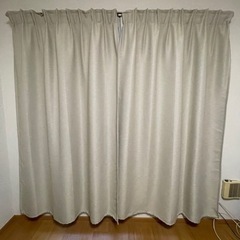 【取引中】IKEA カーテン　遮光　レースカーテン付き