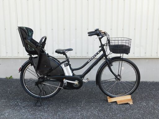 新基準　2012年モデル　子供乗せ3人乗り対応!　BRIDGESTONE　HYDEE.B　HY6L62　T.X黒ツヤ消し　8.9Ah　新品バッテリー　新品グリップ　新品リヤタイヤ　新品クッション　車体\u0026バッテリー極めて良好!　自558