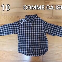 COMME CA ISM　チェックシャツ　110