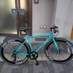 美品☆SPEED WORD[スピードワールド]700c シティークロスバイク 7speed