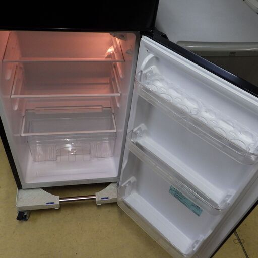 高年式！安心の一カ月保証！美品　2022年製 ハイアール HAIER JR-N130B  [冷蔵庫 （130L・右開き） 2ドア ブラック]　配達設置対応商品(配達料別)