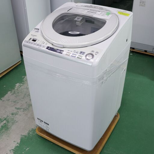 中古 全自動洗濯機 縦型 8.0kg 訳あり特価 SHARP ES-T83E1
