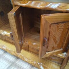 天然木飾り棚 高く買取るゾウ八幡西店