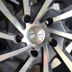 値下げ中11/19 19インチ　タイヤ（ほぼ新品）　ホイール　ロクサーニテンペストタービン