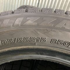 売約済み 最新モデル☆VRX3 195/55R15 ブリザック ブリヂストン バリ山 