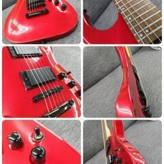 J075☆美品☆GrassRoots☆エレキギター☆レッドホライゾン