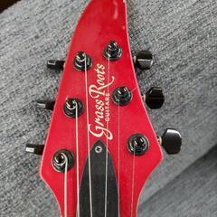 J075☆美品☆GrassRoots☆エレキギター☆レッドホライゾン