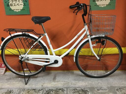 レンタサイクル店使用 自転車整備士整備済み！》㊽中古車 26インチ