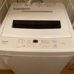 6.0kg 全自動洗濯機　maxzen