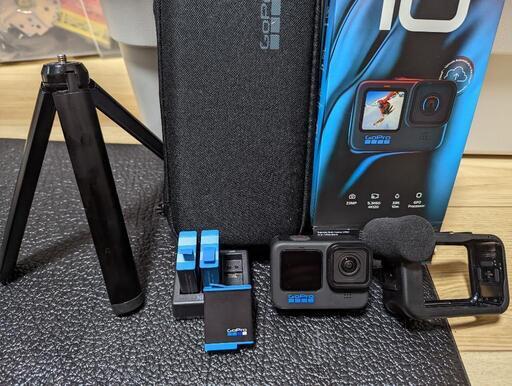 【最終値下げ】GoPro10　マイクモジュラー付き　バッテリー3本　新品開封品
