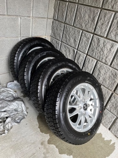 GOODYEAR グッドイヤー　タイヤサイズ175/70R14 　ICENAVI7  中古スタッドレスセット