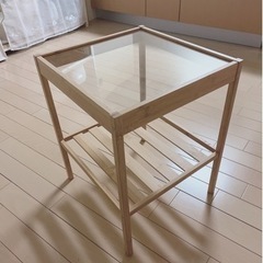 【受渡予定者決定】IKEA ネスナ　ガラステーブル