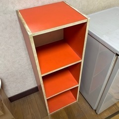昭和レトロ レトロポップ カラーボックス 3段 収納棚