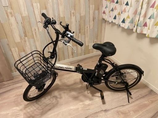 ペルテック　折りたたみ電動自転車　TDN-208L