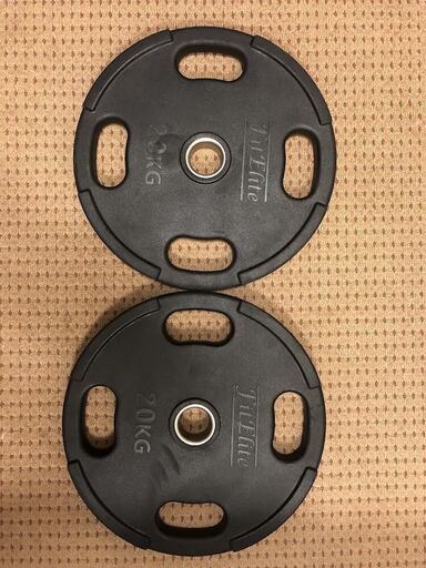 直接取引】50mm穴用 20kgラバープレート2枚 | qsfirst.sg