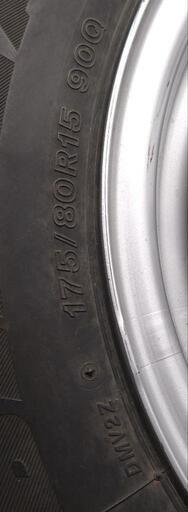 ﾃﾘｵｽｷｯﾄﾞ ﾊﾟｼﾞｪﾛﾐﾆ18年製175/80R15ﾊﾞﾘ目ｽﾀｯﾄﾞﾚｽﾎｲｰﾙｾｯﾄ