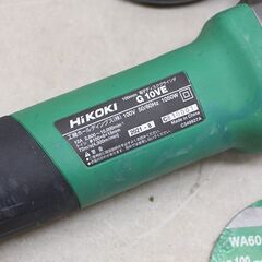 Hikoki 100mm 電子ディスクグラインダ G 10VE 日立工機 ハイコーキ (D4634ksxY)