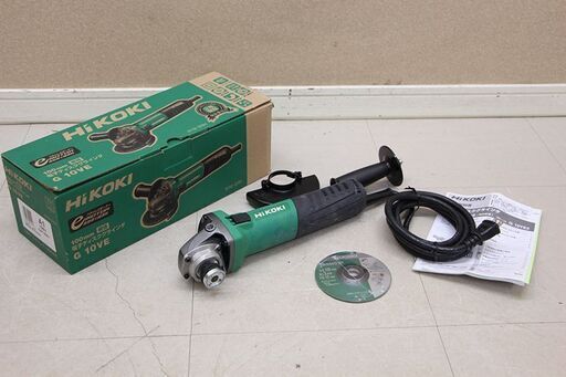 Hikoki 100mm 電子ディスクグラインダ G 10VE 日立工機 ハイコーキ (D4634ksxY)