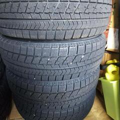 (お譲り先決まりました)●155/65R13ブリヂストンスタッドレスタイヤ,アルミホイール(ガンメタ系)付 4本セット●
