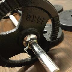 【即決限定】可変式ダンベル40ｷﾛ×2　筋力トレーニング一式
